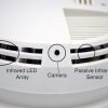Zone Shield 4K Night Vision Smoke Detector DVR (side view) - SC97104K - Image 2