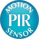 Features PIR sensors that help conserve battery life